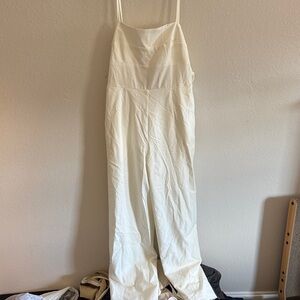 Women’s white jumpsuit